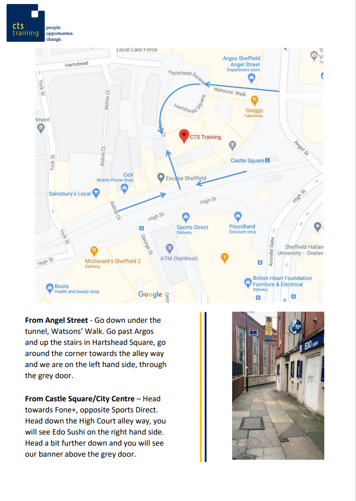 Cts Postcode Register for the CTS Training 16-19 Study Programme open day (Fri 4 Mar)