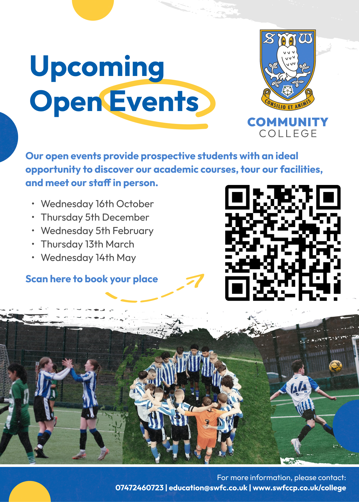SWFC Community College hosts Open Evenings and Taster Days
